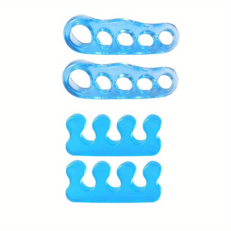 4pcs Toe Stretchers Separators Gel for Bunions Overlapping Hammer Toe