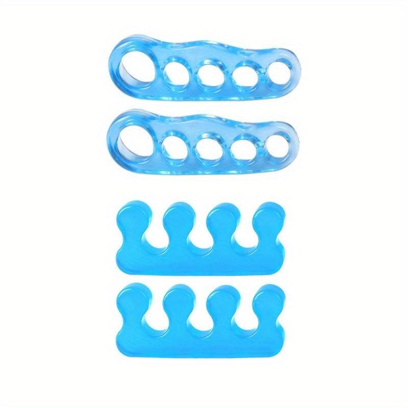 4pcs Toe Stretchers Separators Gel for Bunions Overlapping Hammer Toe