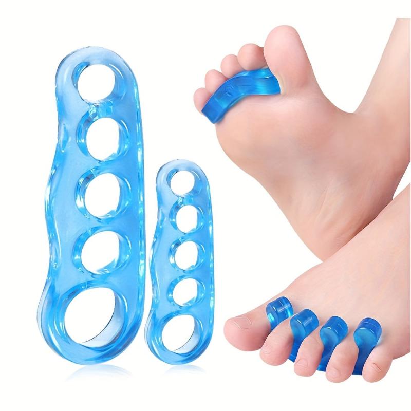 4pcs Toe Stretchers Separators Gel for Bunions Overlapping Hammer Toe