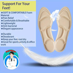 Memory Foam Shoe Insoles for Shock Absorption