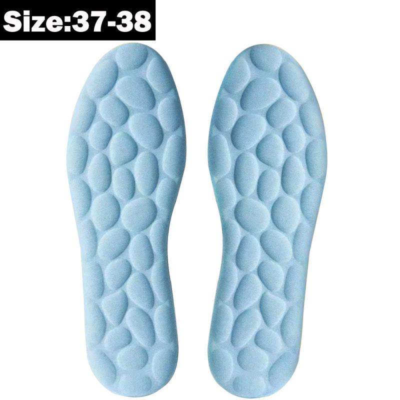 4D Massage Memory Foam Insoles - Breathable Cushion Sports Running Insoles