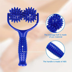 2pcs Hedgehog Ball Massage Roller Set for Full Body Massage