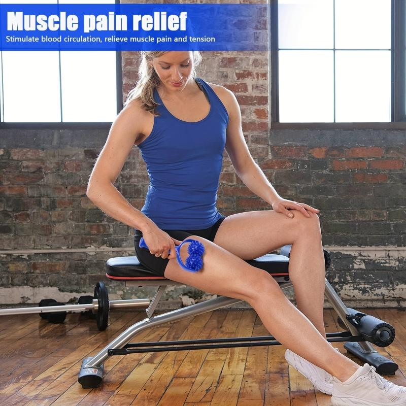 2pcs Hedgehog Ball Massage Roller Set for Full Body Massage