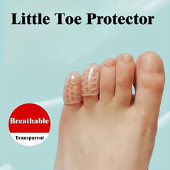 Soft Silicone Little Toe Protector Sleeves Anti-slip Pinky Toe Covers