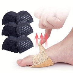 Women's Lace Invisible Forefoot Pads Anti Slip Toe Socks
