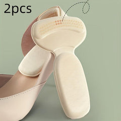 2pcs Heel Stickers Anti-drop Half size Pads - High heel Insoles