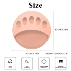 5 Pairs Foot Cushions Honeycomb Fabric Metatarsal Pads Invisible Socks Pads