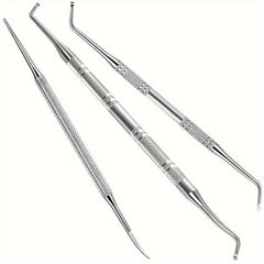 3pcs Stainless Steel Ingrown Toenail Tool Kit Nail Pedicure Tool