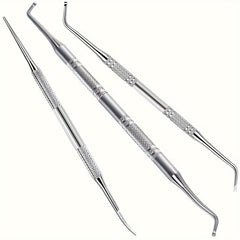 3pcs Stainless Steel Ingrown Toenail Tool Kit Nail Pedicure Tool