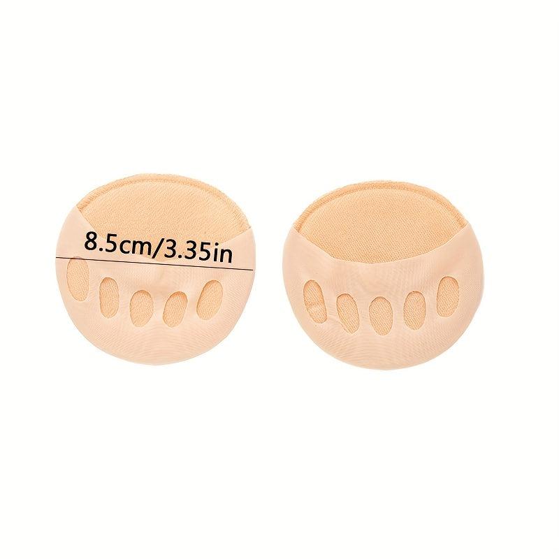 2pcs Women's Five Toe Socks Invisible Sweat Absorption Non-slip Socks