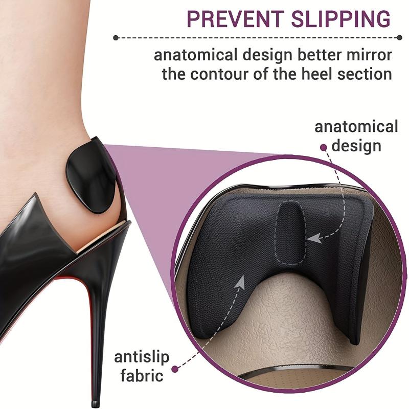 Heel Cushion Pads Heel Grips Women Men Shoe Inserts Liners Shoe Fill