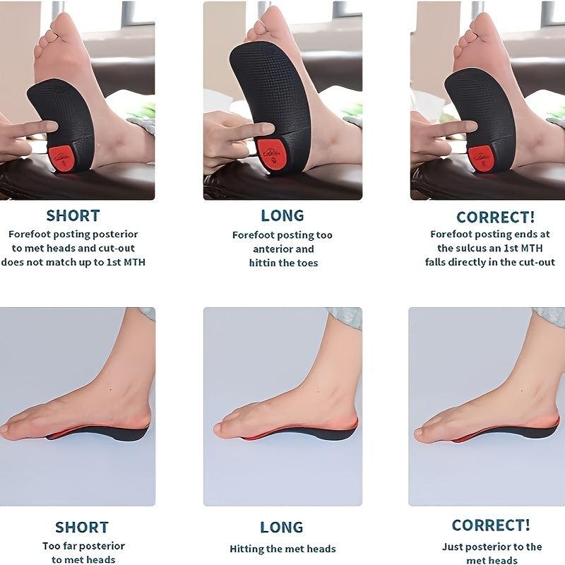 Arch Support Insoles For Plantar Fasciitis Heel Spur 3 4 Firm Orthopedic Inserts