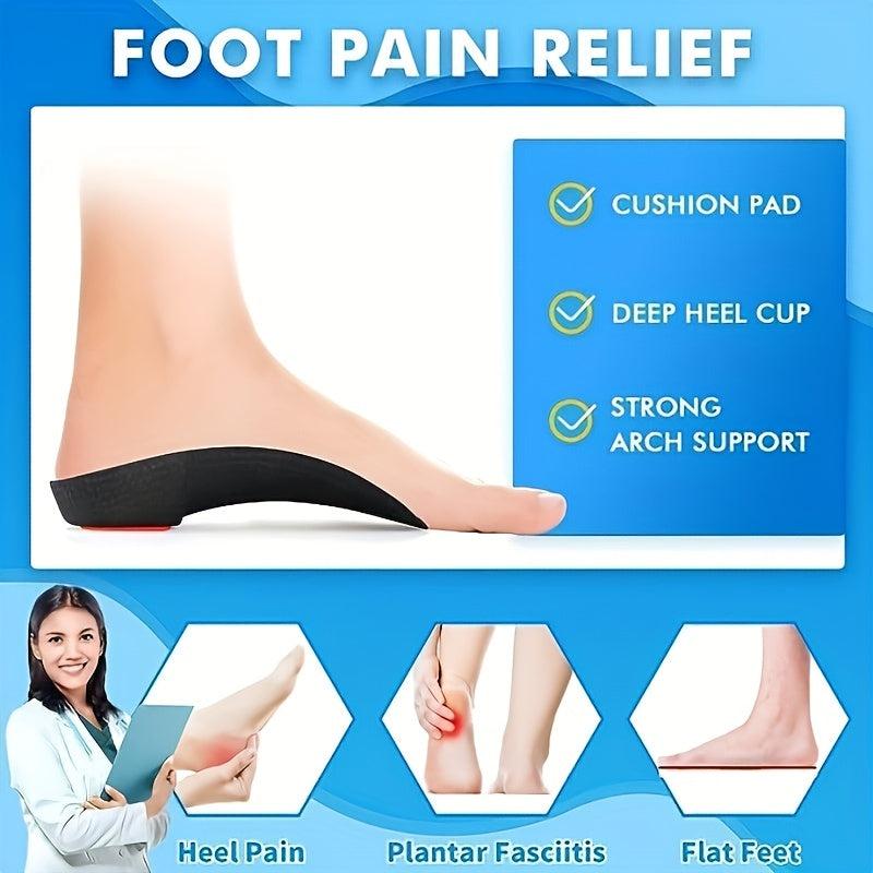 Arch Support Insoles For Plantar Fasciitis Heel Spur 3 4 Firm Orthopedic Inserts