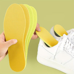 Ultra Thin Leather Insoles Soft Sole Non-Slip Breathable Odor-Resistant