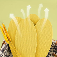 Ultra Thin Leather Insoles Soft Sole Non-Slip Breathable Odor-Resistant