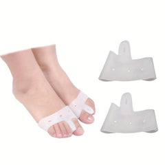 10pcs Silicone Toe Sleeve Foot Protection Ballet High Heels Hallux Valgus Gel