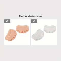 High Heels Silicone Foot Protector Non-slip Forefoot Pad
