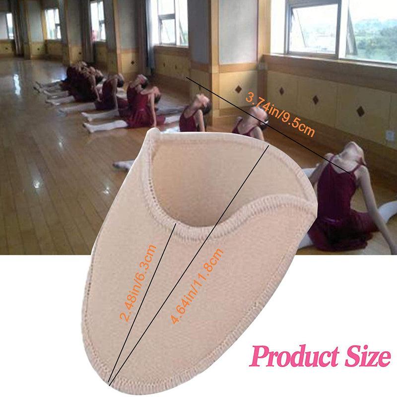 2pair Toe Pads Knitted Fabric Toe Cover for Ballet Dance Pointe Shoes