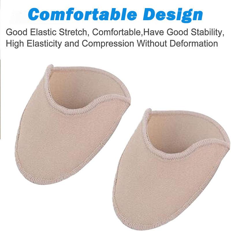 2pair Toe Pads Knitted Fabric Toe Cover for Ballet Dance Pointe Shoes