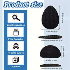 Non Skid Shoe Pads Self Adhesive Shoe Grips Anti Slip Noise Reduction Cushion