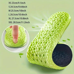 2pcs Soft Anti-odor Insoles for Men & Women Shock Absorption Sweat Absorption