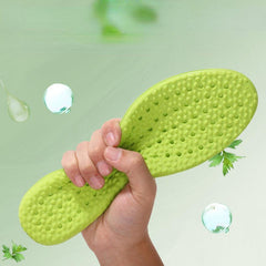2pcs Soft Anti-odor Insoles for Men & Women Shock Absorption Sweat Absorption