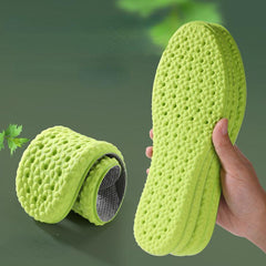 2pcs Soft Anti-odor Insoles for Men & Women Shock Absorption Sweat Absorption