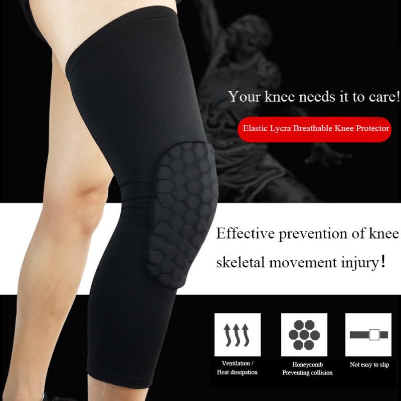 1pc Bball Volleyball Knee Pads Support Leg Sleeve Brace Sport Kneepad Equip