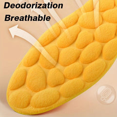 4D Cobblestone Massage Thermal Insoles - Self-Heated & Sweat Absorbing