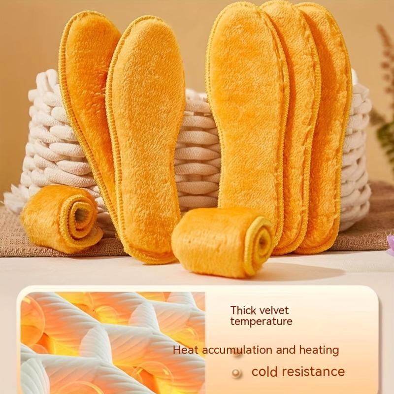 Plush Thermal Insoles for Autumn/Winter Sports Shoes