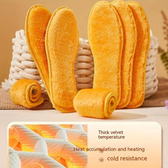 Plush Thermal Insoles for Autumn/Winter Sports Shoes