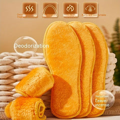 Plush Thermal Insoles for Autumn/Winter Sports Shoes
