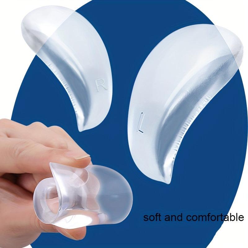 Flat Arch Support Gel Arch Pads - Invisible Shock Absorbing Half Pads