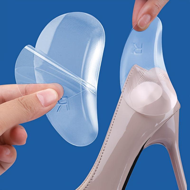 Flat Arch Support Gel Arch Pads - Invisible Shock Absorbing Half Pads