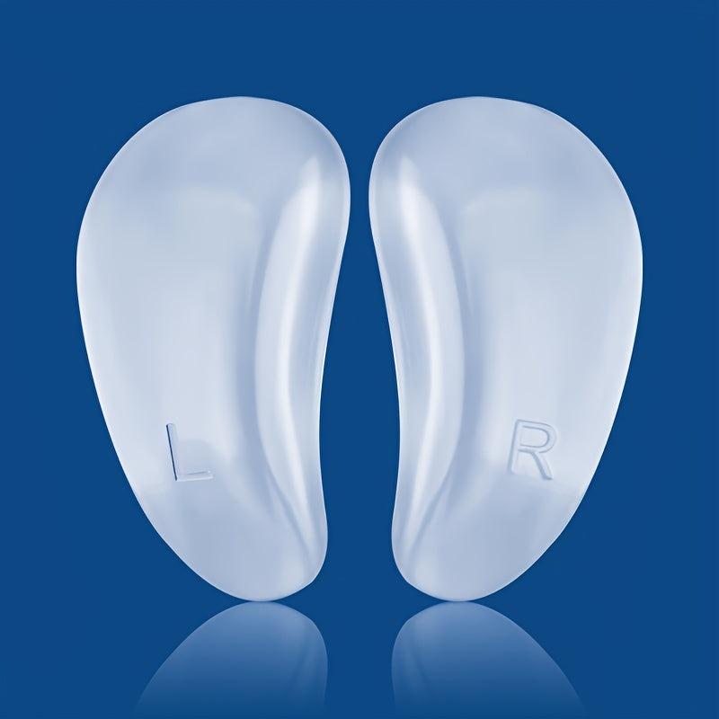Flat Arch Support Gel Arch Pads - Invisible Shock Absorbing Half Pads