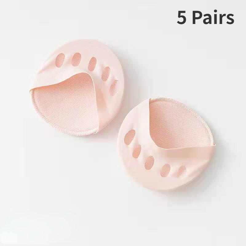 5 Pairs Foot Pads Foot Pads Men's And Women's Invisible Socks