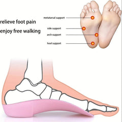 Orthotics Shoe Insoles High Arch Supports Deep Heel Cup Inserts