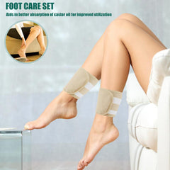 4pcs Reusable Bamboo Velvet Ankle Packs Soft Cozy Leak Proof