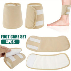 4pcs Reusable Bamboo Velvet Ankle Packs Soft Cozy Leak Proof