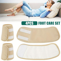 4pcs Reusable Bamboo Velvet Ankle Packs Soft Cozy Leak Proof
