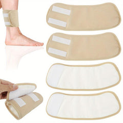 4pcs Reusable Bamboo Velvet Ankle Packs Soft Cozy Leak Proof