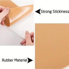 4pcs Shoe Sole Protector Non-Slip Self-Adhesive Silicone Grip Pad