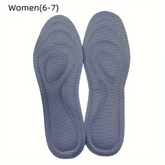 5D Memory Foam Orthopedic Insole Men/Women Nano Deodorant Insole