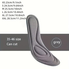 5D Memory Foam Orthopedic Insole Men/Women Nano Deodorant Insole