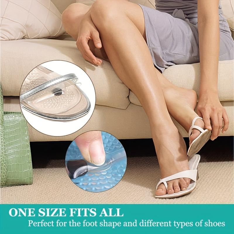 Metatarsal Pads for Ball of Foot Pain Relief - Gel Forefoot Cushions
