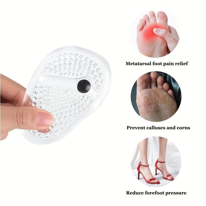 Metatarsal Pads for Ball of Foot Pain Relief - Gel Forefoot Cushions