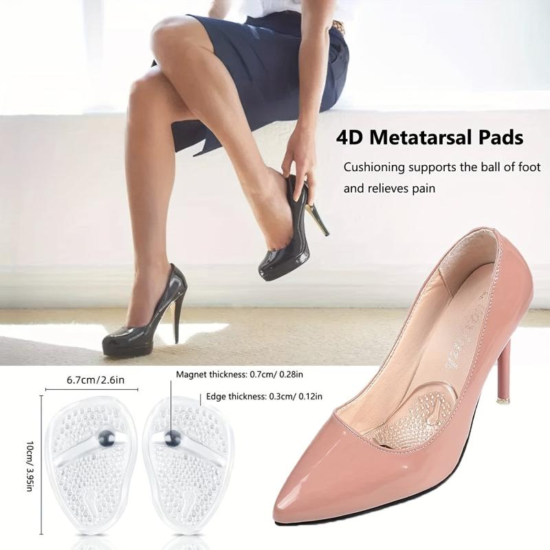 Metatarsal Pads for Ball of Foot Pain Relief - Gel Forefoot Cushions