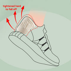 5 Pairs Heel Cushion Pads for Running Shoes Foot Care Inserts