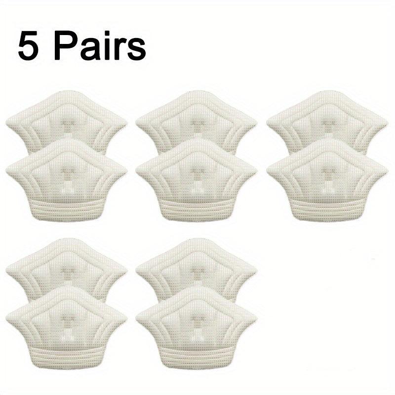5 Pairs Heel Cushion Pads for Running Shoes Foot Care Inserts