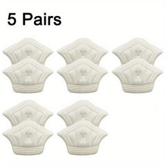 5 Pairs Heel Cushion Pads for Running Shoes Foot Care Inserts